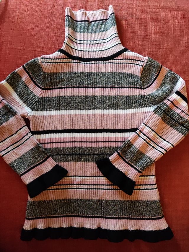 Jersey niña cuello alto talla 4