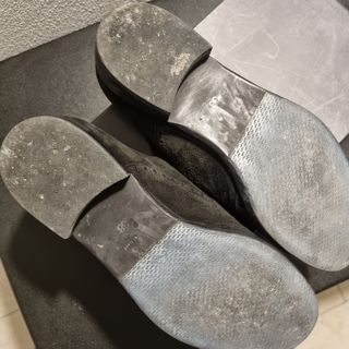 Francesine stringate camoscio nero