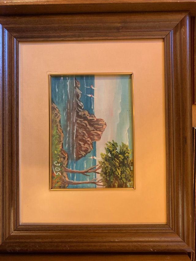 Cuadros al óleo pintados a mano