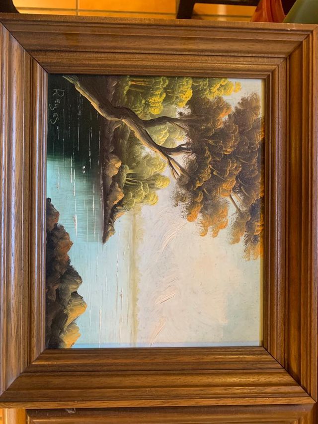 Cuadros al óleo pintados a mano