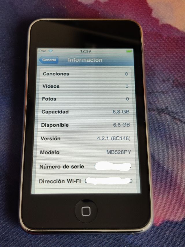 iPod touch 8gb de Apple