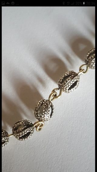 Antico rosario in argento 800 gr.13.70