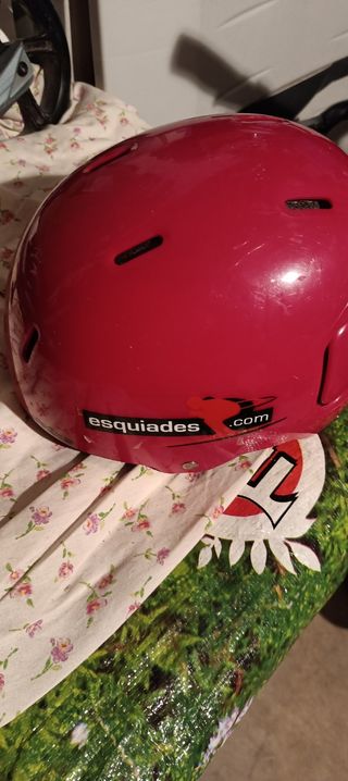 casco,esquí, bicicleta 