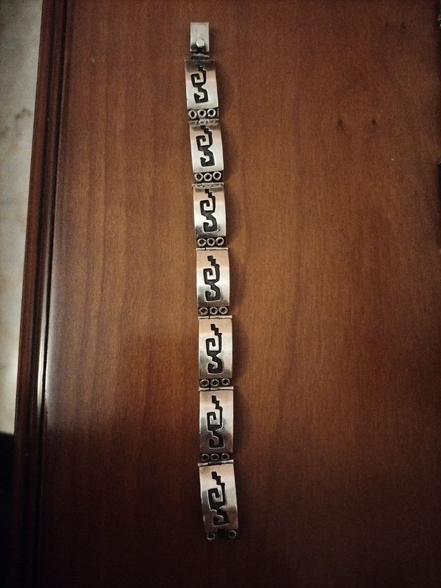 Pulsera plata mexicana 