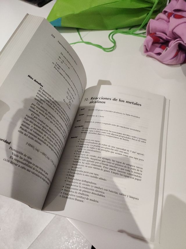 experimentos de quimica clasica