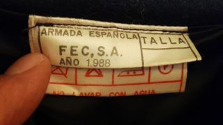 Chaquetón Armada Española 1988
