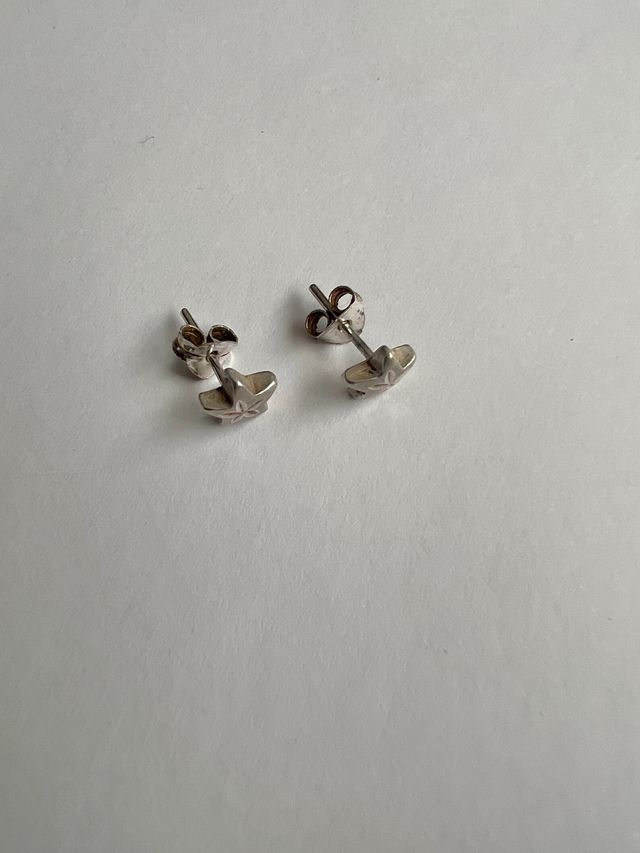 Pendientes estrellas Plata de Ley