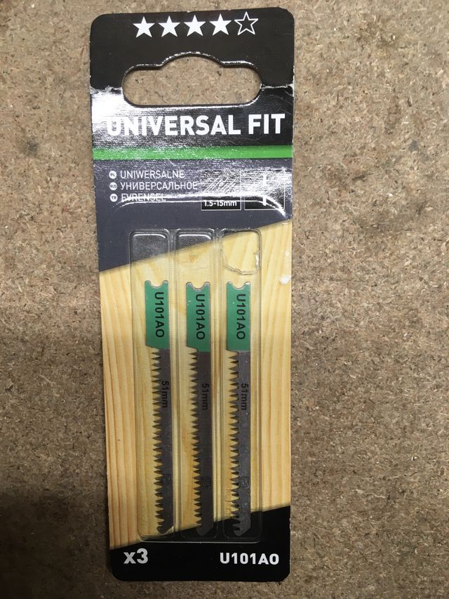 Hojas sierra calar en u U101AO