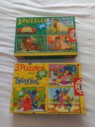 Lote puzzles infantiles