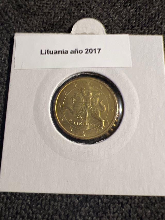 Monedas de Lituania, año 2016 y 2017