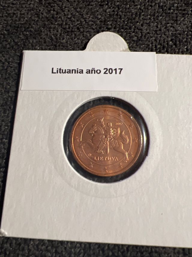 Monedas de Lituania, año 2016 y 2017