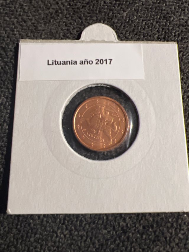 Monedas de Lituania, año 2016 y 2017