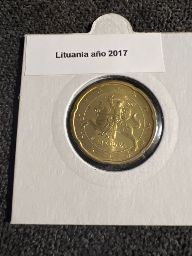 Monedas de Lituania, año 2016 y 2017