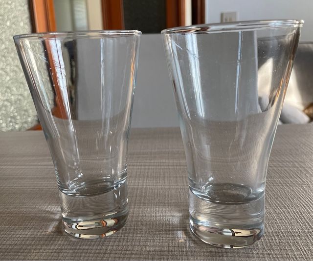 Bicchieri da acqua, bibite cocktail