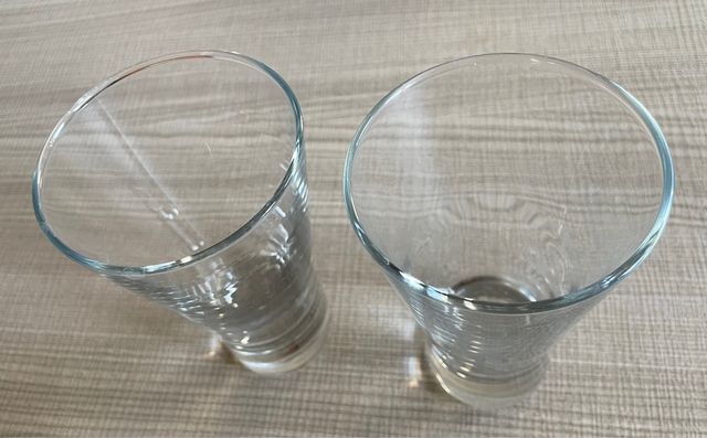 Bicchieri da acqua, bibite cocktail