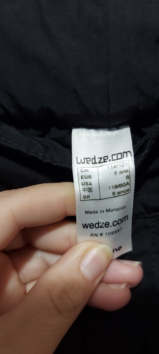 Mono pantalón de esqui y nieve Wedze