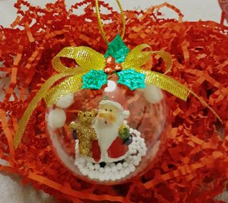 Regalo original Bola Navidad Papá Noel Santa