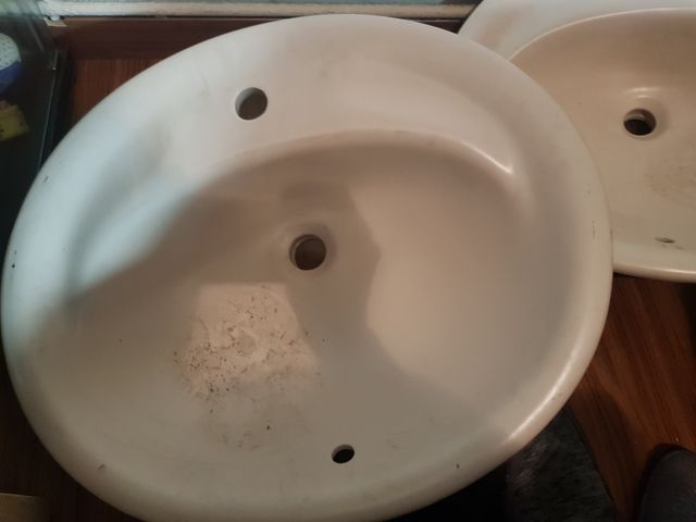 Lavabo encastrable beich