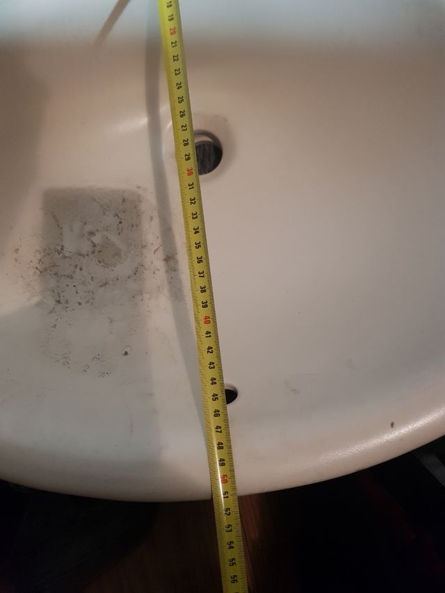 Lavabo encastrable beich