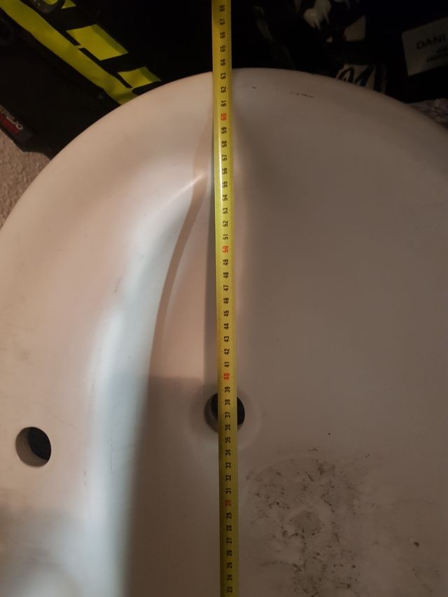 Lavabo encastrable beich