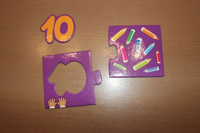 Puzzle educativo DISET. 1, 2, 3... 10.