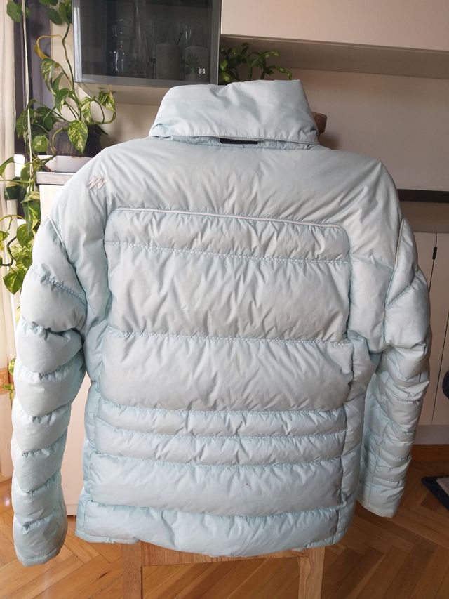 Plumas mujer. Azul claro.