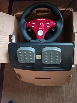 NUEVO VOLANTE + PEDALES PC (TRUST PREDATOR)