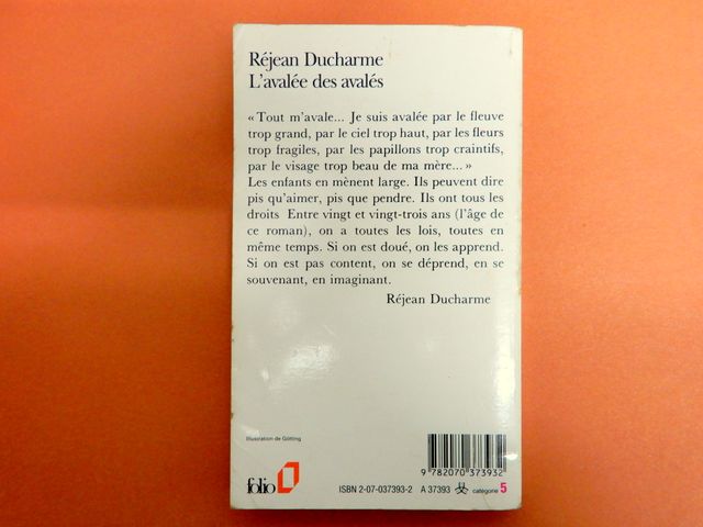 REJEAN DUCHARME - L'AVALÉE DES AVALÉS
