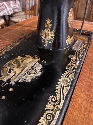 MAQUINA DE COSER ANTIGUA SINGER AÑO 1918