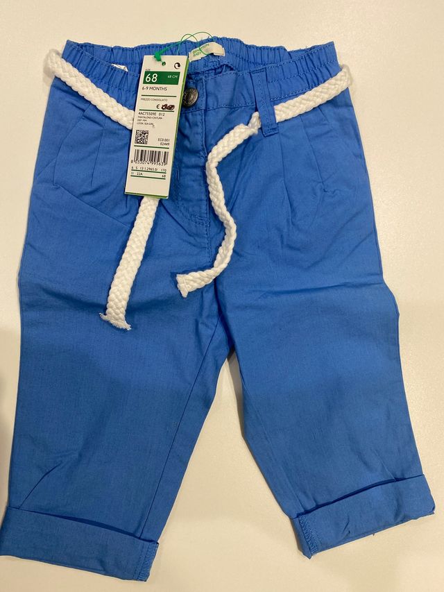 pantalone bambina Benetton 6-9 mesi