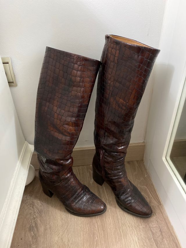 Botas de piel talla 38