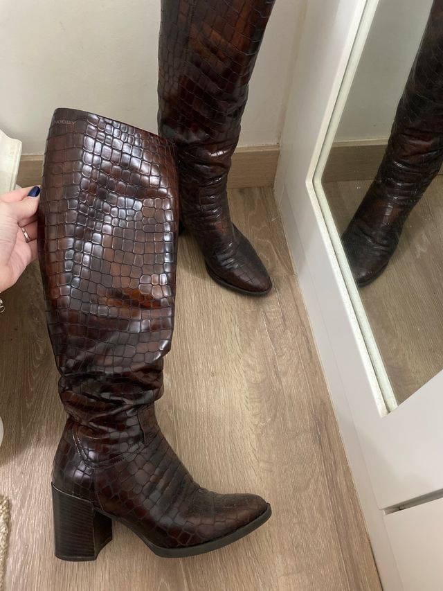 Botas de piel talla 38