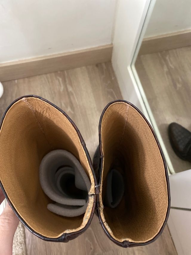 Botas de piel talla 38