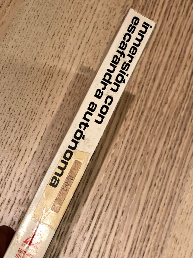 Inmersión con escafandra autónoma