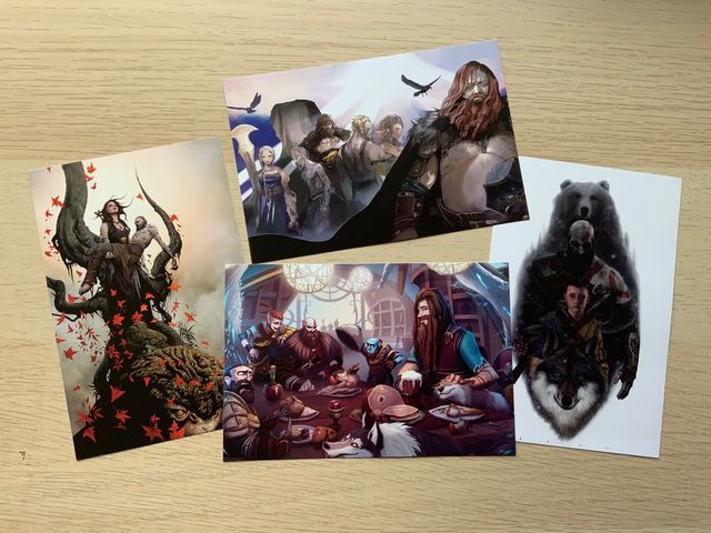 Postales de God of War Ragnarök