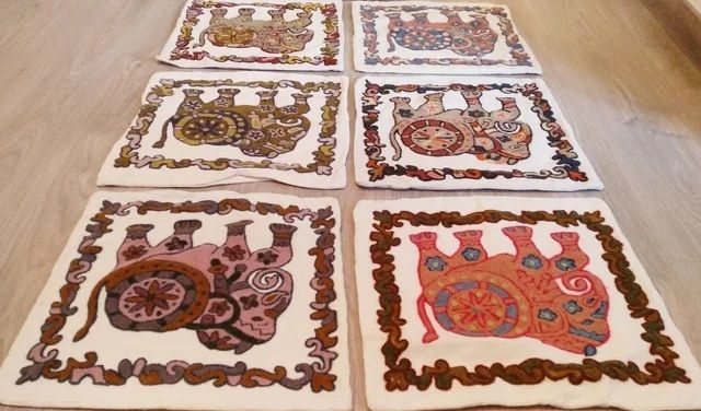 FUNDA COJINES ARTESANALES