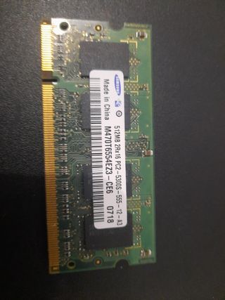 Memoria ram ddr2 512mb