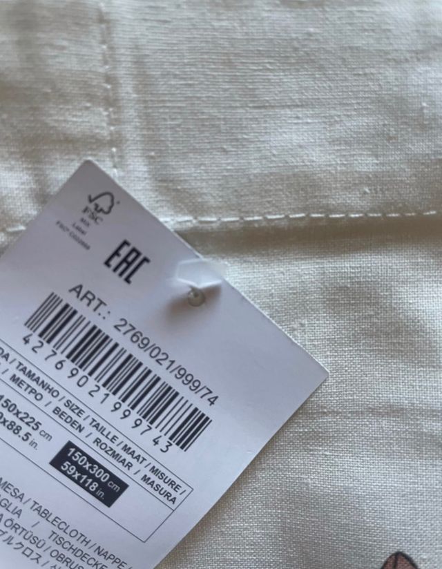 Mantel zara Home ÚLTIMO PRECIO.