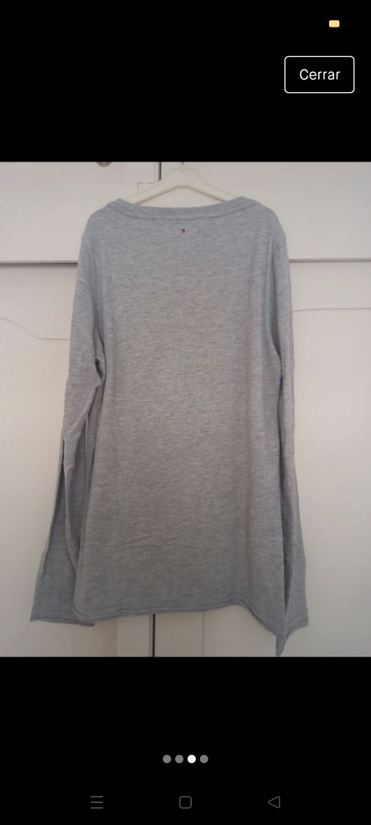 Camiseta gris Tommy Hilfiger