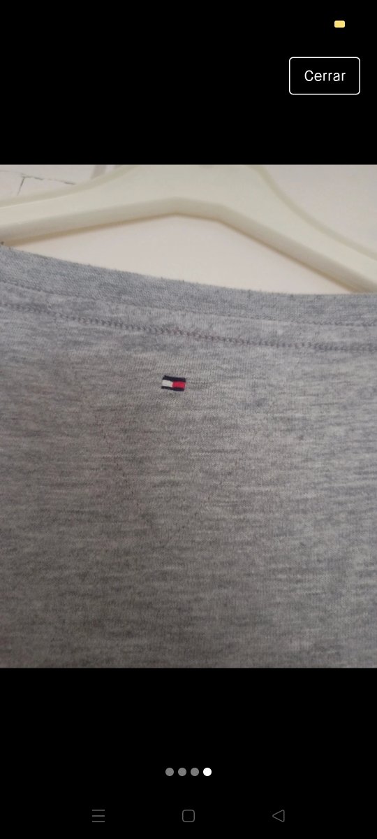 Camiseta gris Tommy Hilfiger
