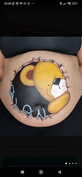 Belly painting Tudela y alrededores