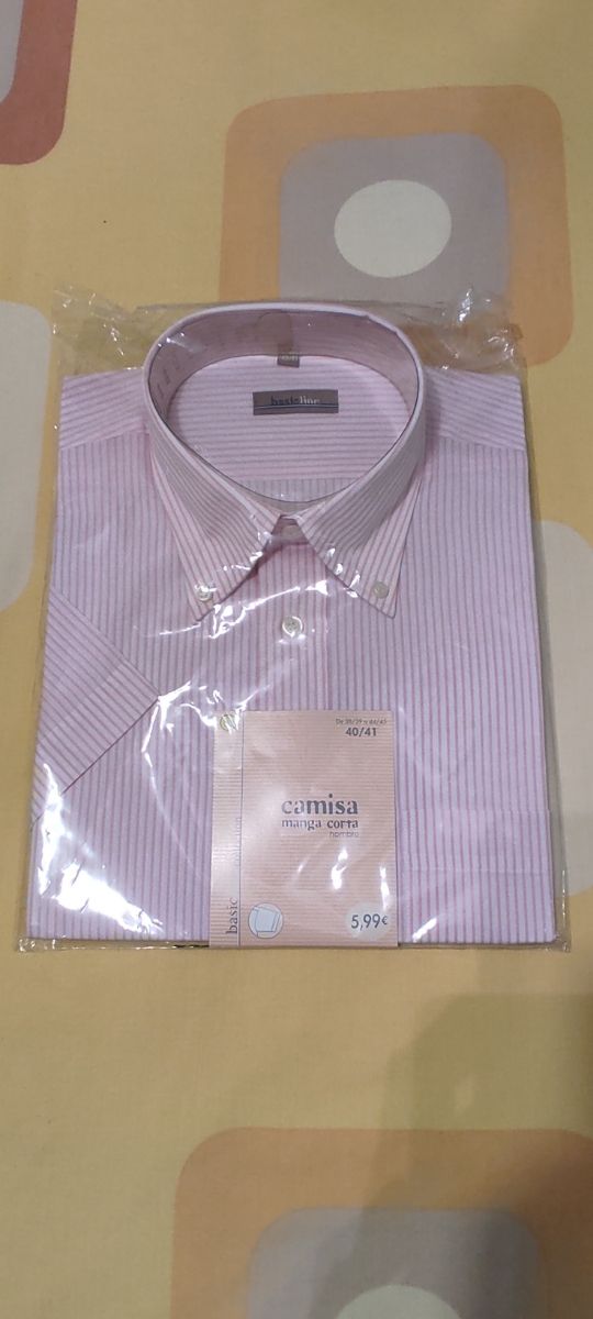 CAMISA HOMBRE MANGA CORTA BASIC LINE