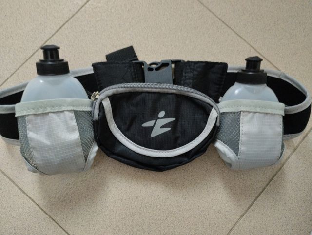 cinturón running con portabebida