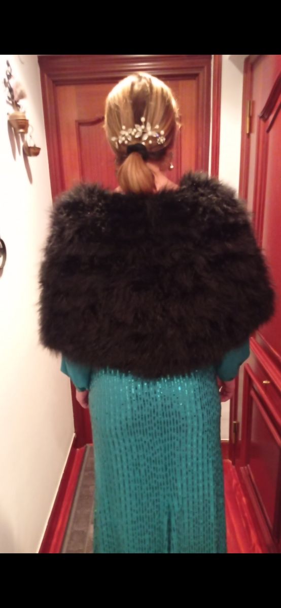 vestido largo evento/fiesta azul Nati Jiménez 42