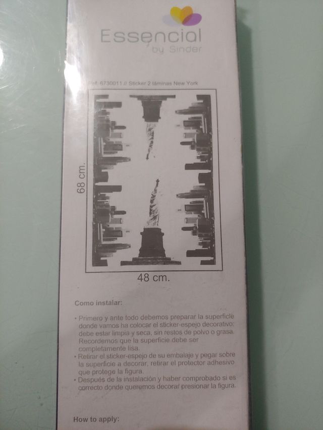 DOS STICKERS ADHESIVOS New York