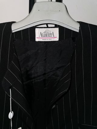 Alberta giacca donna nera taglia 46 Giacca vintage