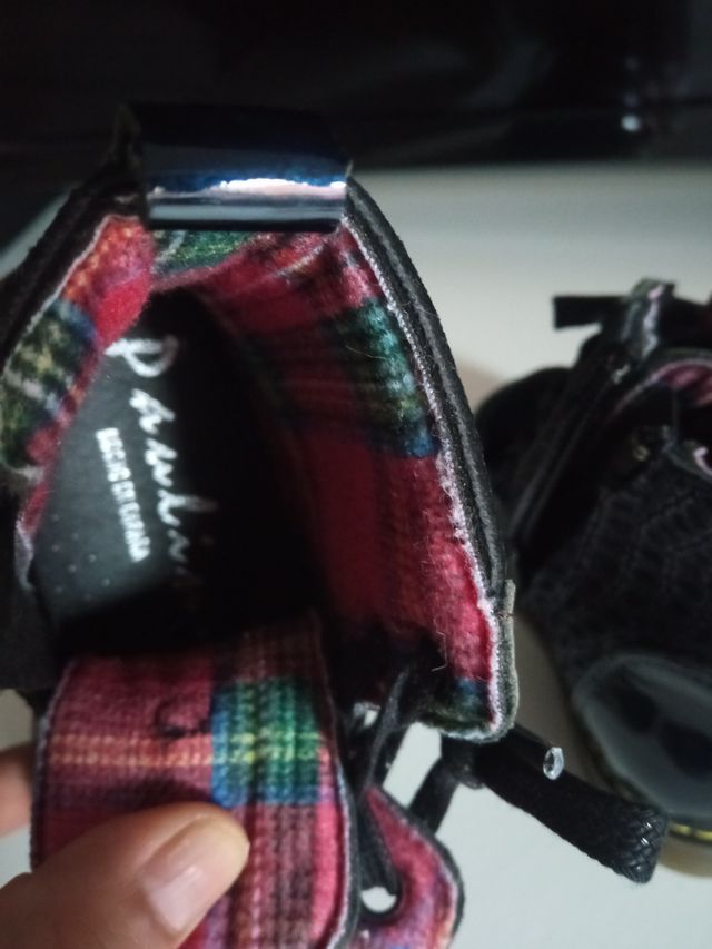 Botas de charol talla 21