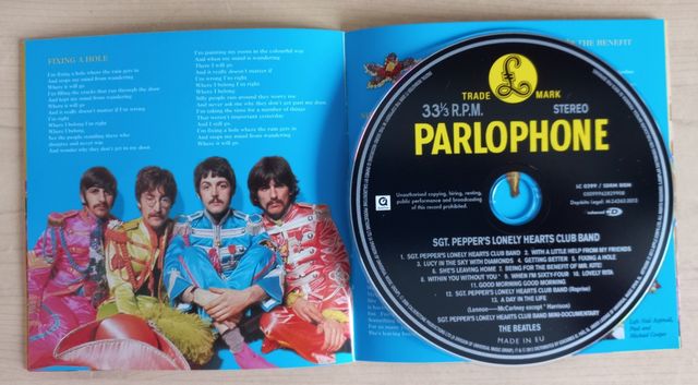 CD  The Beatles Sgt. Pepper's Lonely Hearts Club B
