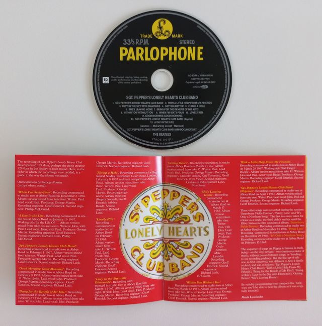 CD  The Beatles Sgt. Pepper's Lonely Hearts Club B