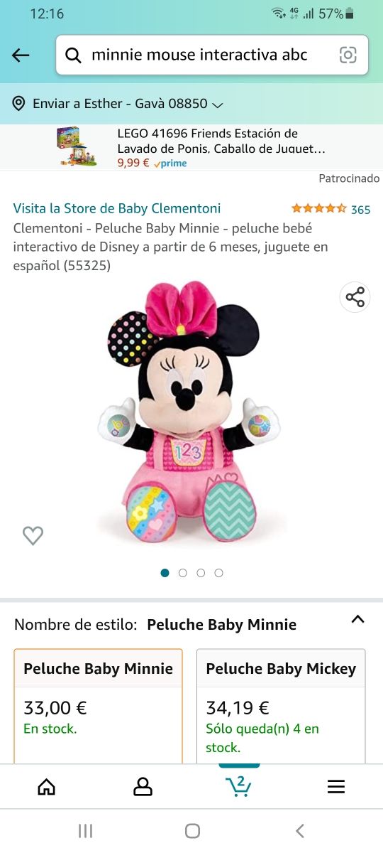 Minnie interactiva